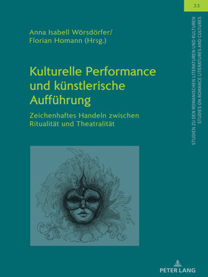 cover image of Kulturelle Performance und kuenstlerische Auffuehrung